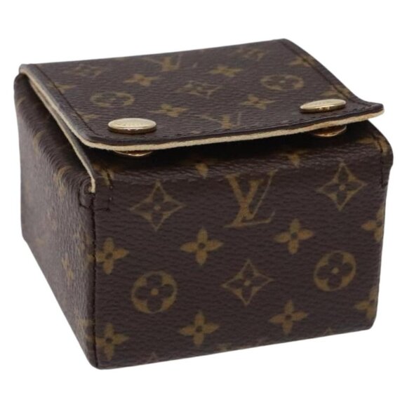 LOUIS VUITTON Monogram Jewelry case Jewelry Box LV Auth 132498 - Picture 1 of 16